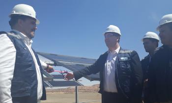 ENGIE presenta proyecto con paneles fotovoltaicos bifaciales en el parque solar “El Águila” en Arica