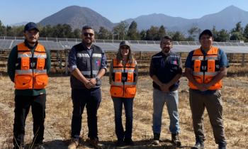 Seremi de Energía visita Proyecto Fotovoltaico Aromo del verano en Doñihue