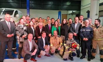 Capacitan a bomberos en funcionamiento e intervención segura de vehículos eléctricos en Valparaíso