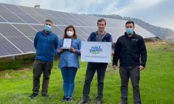 Seremi de Energía entrega reconocimiento a Agrícola Los Culenes quienes postularon al Programa Ponle Energía a Tu Pyme para acceder a la instalación de paneles fotovoltaicos