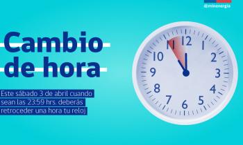 Este sábado 03 de abril se deben retrasar los relojes en una hora