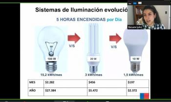 Capacitan virtualmente a familias de la región de Los Lagos para ahorrar energía en sus hogares