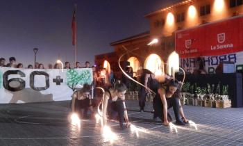 La Plaza de La Serena se apagó por una hora