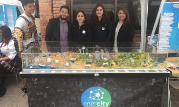 "Enercity" sigue su recorrido ciudadano en feria científica estudiantil de Santiago