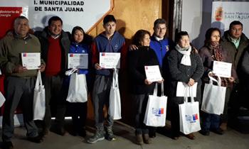 Vecinos recibieron kit y capacitación en Eficiencia Energética