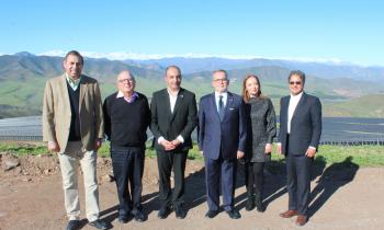 Autoridades inauguran el parque fotovoltaico Doña Antonia en Ovalle