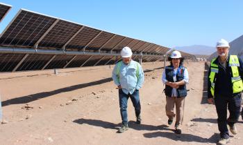 Seremi de Energía constata construcción del parque fotovoltaico Doña Antonia 