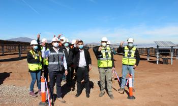 Seremi de Energía inaugura el parque fotovoltaico Ovalle Norte