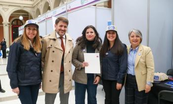 Ministras Jara y Orellana, junto a ministro Pardow, inauguran feria laboral del sector energético