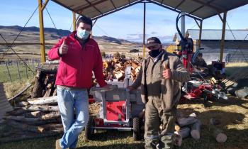 8 productores de Aysén recibirán maquinarias para el procesamiento de leña de calidad 