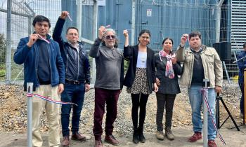 Autoridades inauguran equipo de generación eléctrica para Patagual en Coronel