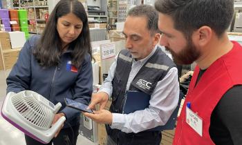 Seremi de Energía y SEC Biobío realizan fiscalización a la venta de ventiladores y aires acondicionados