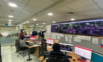 Autoridades de Energía visitan centro de Operaciones de Transmisión y Distribución de CGE