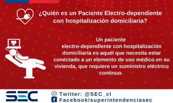 Seremi de Energía Antofagasta llama a las familias con pacientes Electro-Dependientes a inscribirse en el regi...
