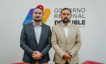 Seremi de Energía, Dennis Rivas, se reunió con el Gobernador Regional de Ñuble