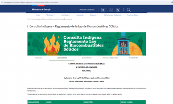 Secretaría Regional de Energía de Magallanes realizará Consulta Indígena en el marco de la confección del Reglamento de la Ley de Biocombustibles Sólidos