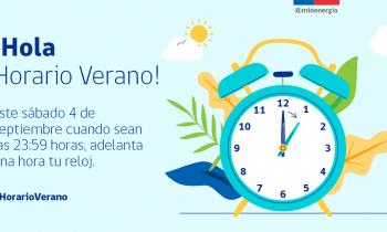 Seremi de Energía de Los Lagos recuerda adelantar en una hora los relojes este sábado 04 de septiembre