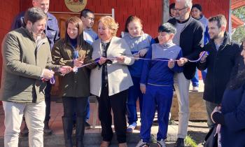 Autoridades inauguran obras de mejoramiento térmico y sistema de calefacción en Escuela Colonia Río Sur de Puerto Varas