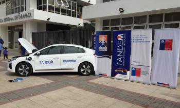 Presentan primer auto eléctrico que circulará en Iquique
