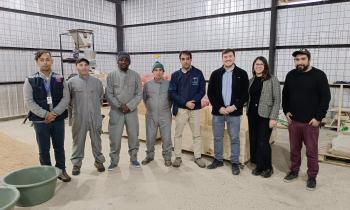 Equipo y Seremi de Energía visitaron Planta “Good Pellet” en Chillán Viejo