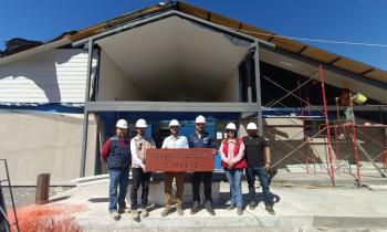 Obras de Eficiencia Energética del Ministerio de Energía alcanzan un 50% en Escuela El Roble de Yungay