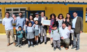 Inauguran obras del programa Mejor Escuela en colegio de Huentelauquén