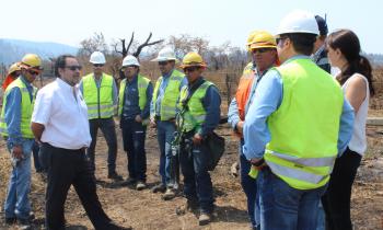 Recuperación de suministro eléctrico en Región del Biobío