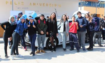 Estudiantes de Liceo Politécnico de Iquique se capacitan en electromovilidad