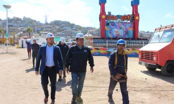 Fiscalizan condiciones eléctricas y de gas en la Pampilla de Coquimbo