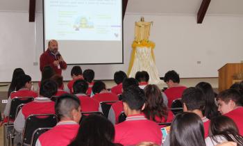 Seremi de Energía efectuó charla a estudiantes del Liceo Nuestra Señora de la Merced de San Carlos