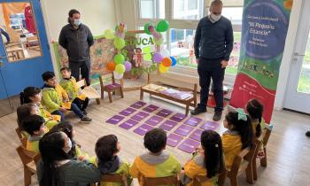Jardín Infantil Mi  Pequeña Estancia  recibió material  educativo para el  aprendizaje en  energía