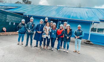 Supervisan 50% de avance en obras de mejoramiento térmico de la Escuela María Alvarado Garay de Panguipulli