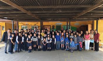 Escuelas rurales de Cobquecura y Ninhue inauguraron mejoramientos eléctricos del Ministerio de Energía