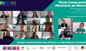 Biministro de Energía y Minería firma Compromiso “Modelo de Gestión de la Diversidad e Inclusión en la industria Minera”.