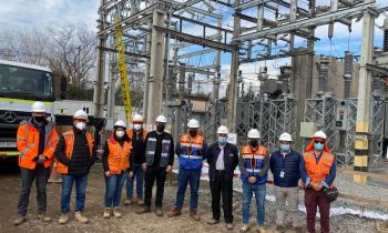 Autoridades de energía verifican estado de avance de obras de Subestación Graneros de CGE Transmisión