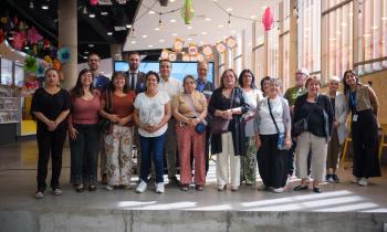 Biministro Álvaro García visitó en Pudahuel nuevo Parque Solar Comunitario financiado públicamente