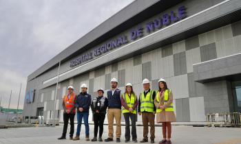 Autoridades regionales recorrieron instalaciones de nuevo Hospital Regional de Ñuble