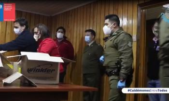 Seremi de Gobierno y de Energía apoyan en la entrega de insumos de protección personal para la Prefectura de Carabineros de Llanquihue