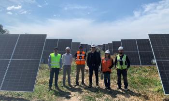 Energía RM visita planta "Guanaco Solar"