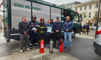 Seremi de Energía junto a Bomberos de Valparaíso, SEC y Chilquinta, realizan recomendaciones ante aumento de emergencias con origen eléctrico