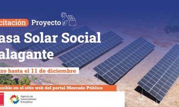 Se publican licitación para Sistema Fotovoltaico Casa Solar Social Talagante