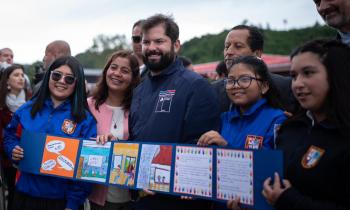 Presidente Gabriel Boric inaugura obras del Programa “Mejor Escuela” en Chiloé