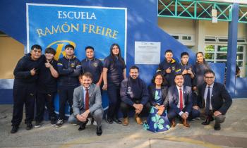 Ministro Pardow inaugura obras del programa Mejor Escuela en inicio del año escolar en Maipú