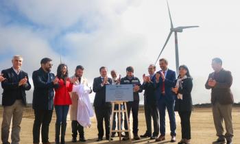 Ministro Pardow inaugura el parque eólico Punta de Talca en Ovalle