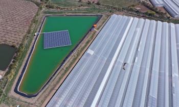 Ministro de Energía inaugura planta solar flotante más grande de Chile