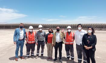 Seremi de Energía participó en la inauguración de la planta fotovoltaica USYA 