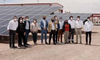 Seremi de Energía participó en la inauguración de la planta fotovoltaica USYA 