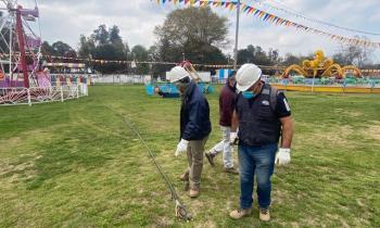 Fiscalizan instalaciones eléctricas y de gas en Medialuna de Rancagua a días del inicio de celebraciones de Fiestas Patrias 