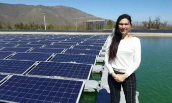 Inauguran planta solar flotante más grande de Chile en la región de Valparaíso